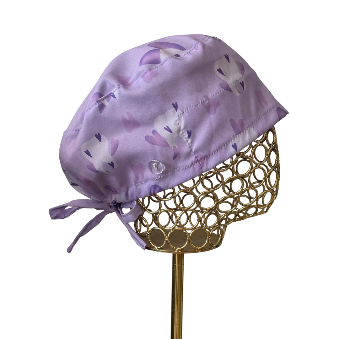 Gorro clínico ajustable - Dental morado