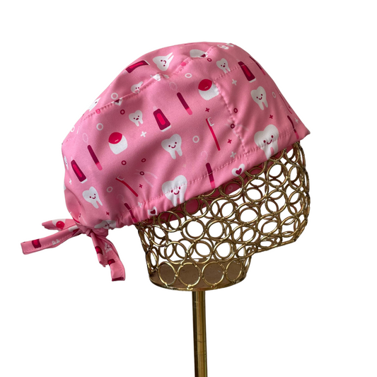 Gorro clínico ajustable - Dentista pink