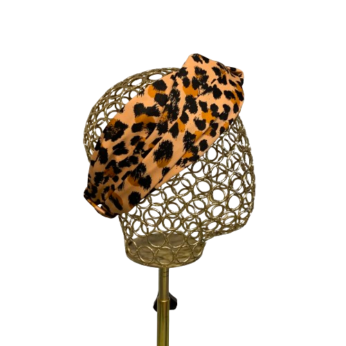 Turbante clínico - Animal print leopardo